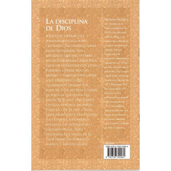 Mensajes Disciplina de Dios
