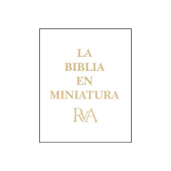 BIBLIA EN MINIATURA DORADA