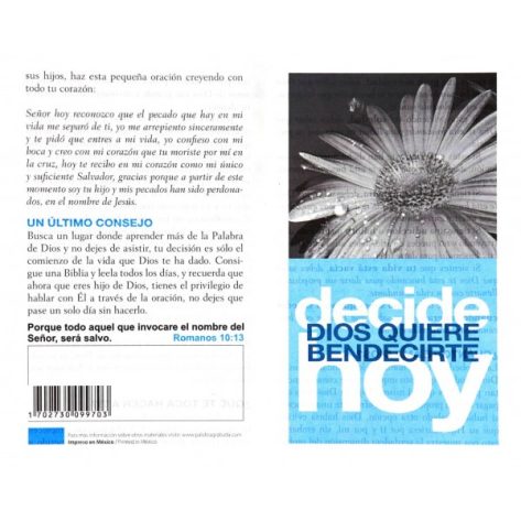 Folleto Evangelistico Dios Quiere Bendecirte
