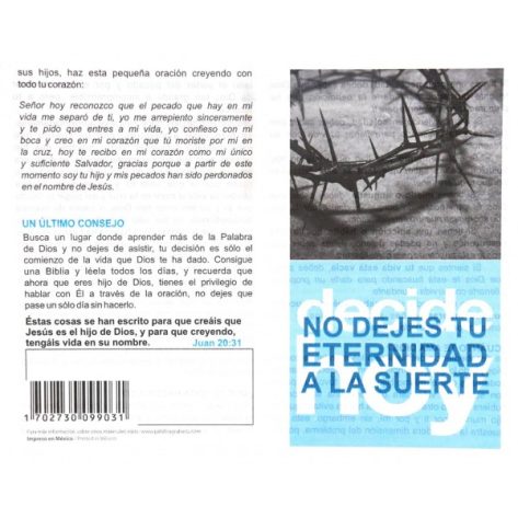 Folleto Evangelistico no Dejes