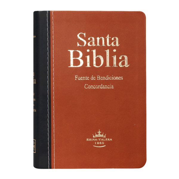 Biblia chica fuente de bendiciones RVR60 – Marrón y negro