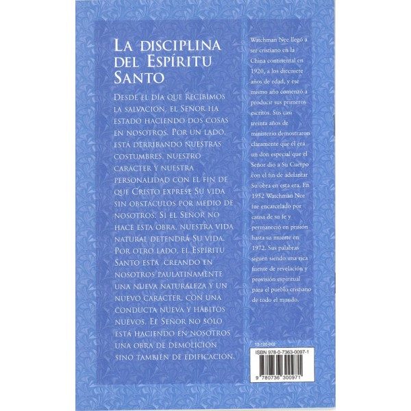 Mensajes Disciplina del Espiritu Santo