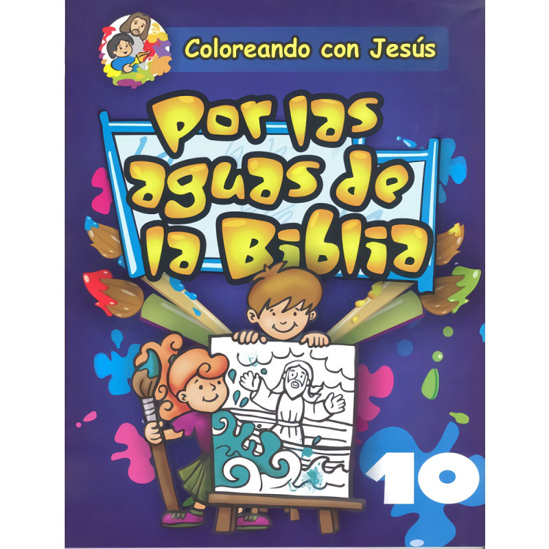 Coloreando con Jesús: Por las aguas de la Biblia