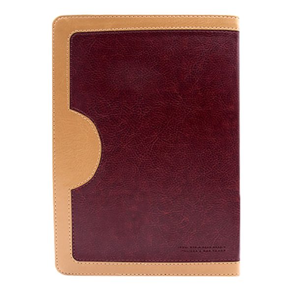 Biblia de estudio vida plena RVR60 - Rojo y beige - Image 4