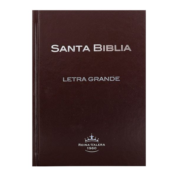 Biblia mediana letra grande RVR60 - Café - Índice - Tapa dura