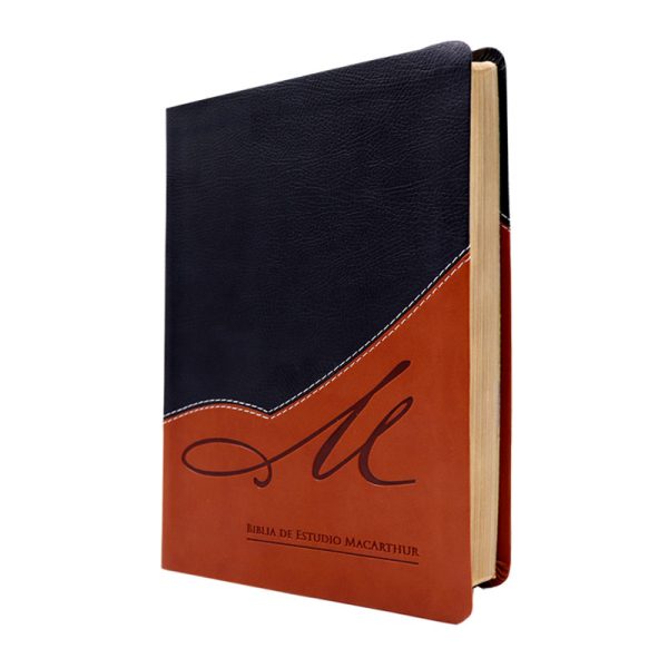 Biblia de estudio MacArthur  RVR60 - Negra y café - Image 2