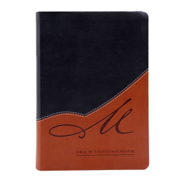 Biblia de estudio MacArthur  RVR60 - Negra y café