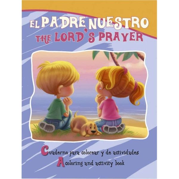 El padre nuestro cuaderno para colorear - Bilingüe