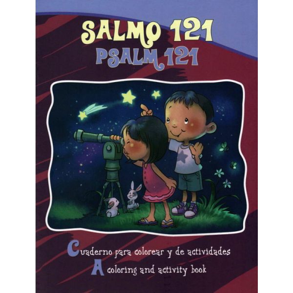 Salmo 121 cuaderno para colorear - Bilingüe