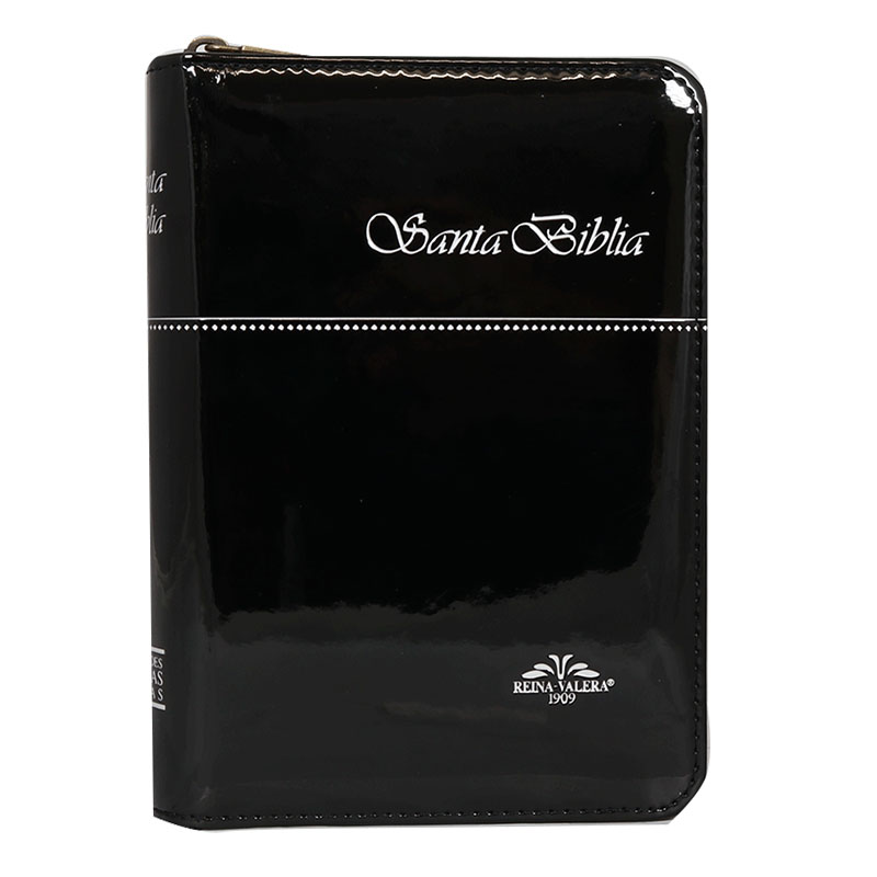 Biblia bolsillo RVR09 – Negro – Cierre – Índice