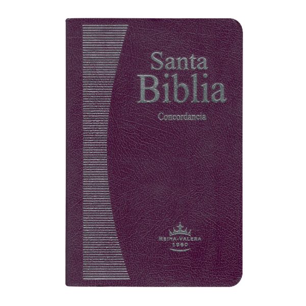 Biblia mediana cuero RVR60 – Lila
