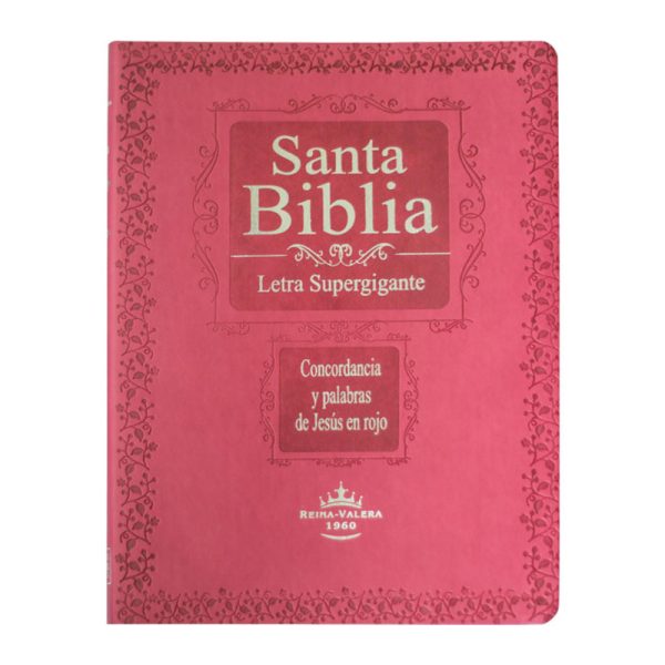 Biblia súper gigante RVR60 – Rosa
