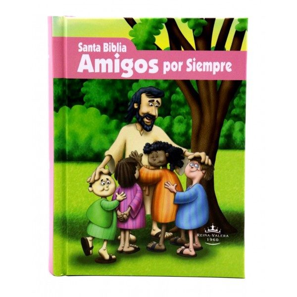 BIBLIA AMIGOS POR SIEMPRE RV60 ROSA