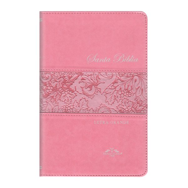 Biblia mediana grape letra grande RVR09 – Rosa