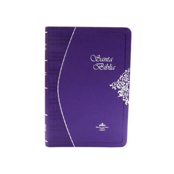 BIBLIA RVR60 MEDIANA IMTACION NEAD MORADO