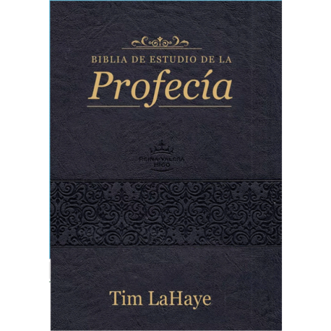 BIBLIA RVR1960 DE ESTUDIO PROFECIA NEGRO INDICE