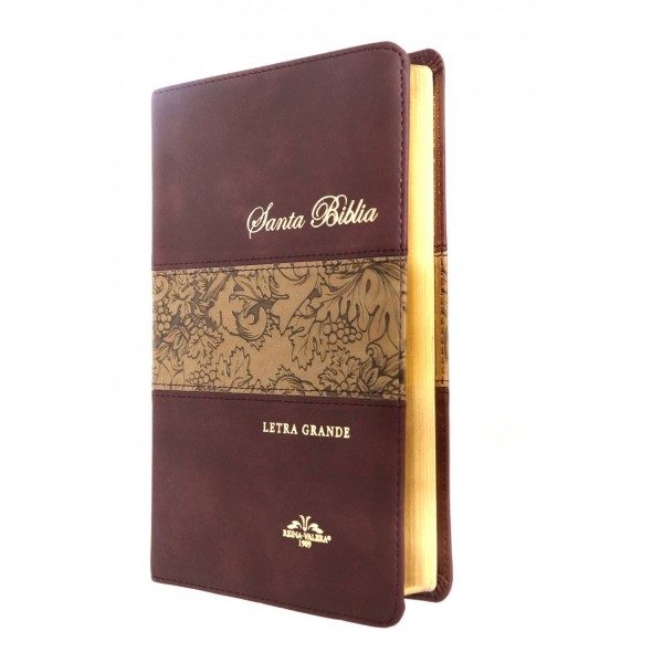 BIBLIA RVR1909 LETRA GRANDE CAFE