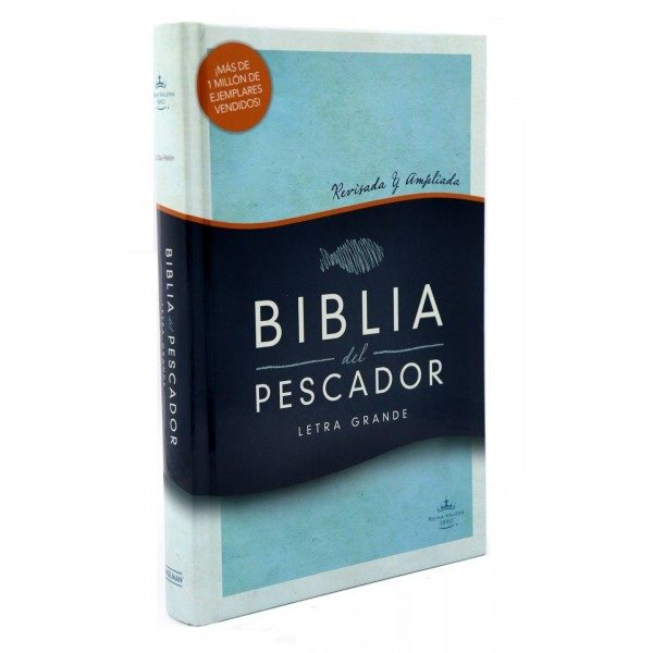 BIBLIA RV60 DEL PESCADOR LETRA GRANDE TAPA DURA