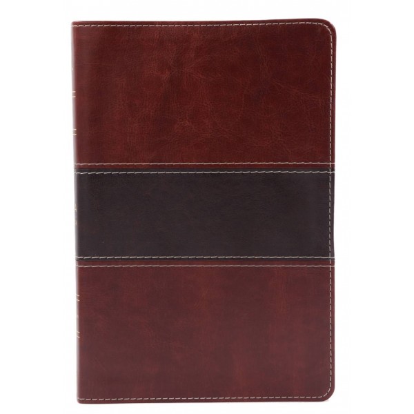 BIBLIA RV60 DEL PESCADOR LETRA GRANDE CAOBA SIMIL PIEL