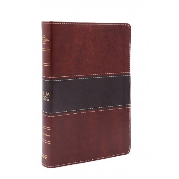 BIBLIA RV60 DEL PESCADOR LETRA GRANDE CAOBA SIMIL PIEL
