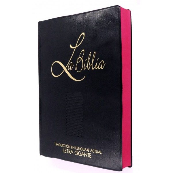 BIBLIA TLA LETRA GIGANTE NEGRO