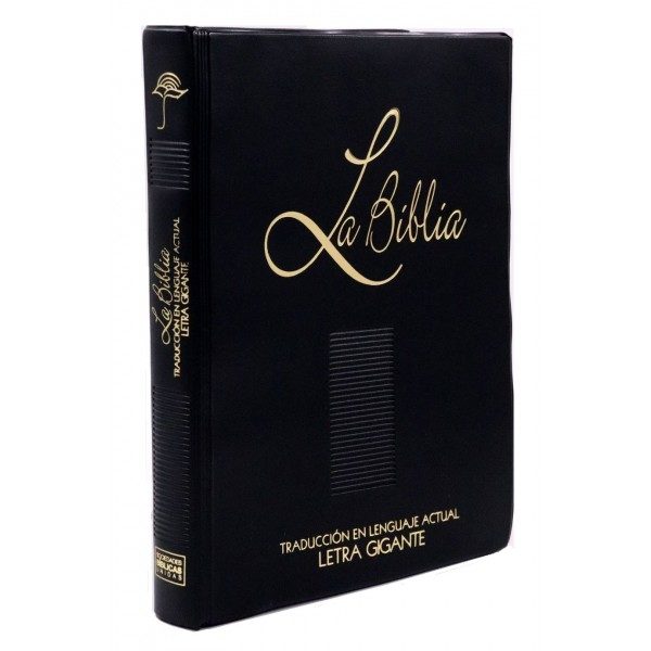 BIBLIA TLA LETRA GIGANTE NEGRO