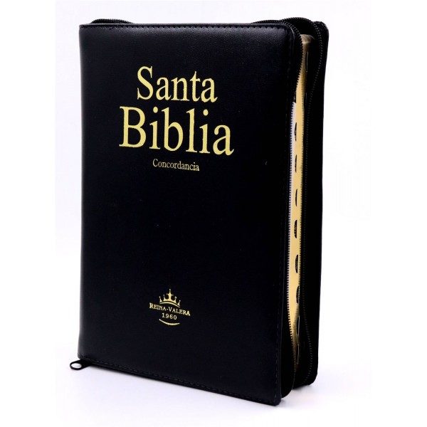 BIBLIA RV60 LETRA GIGANTE IMITACION PIEL NEGRO RVR085LGICZATIPJR