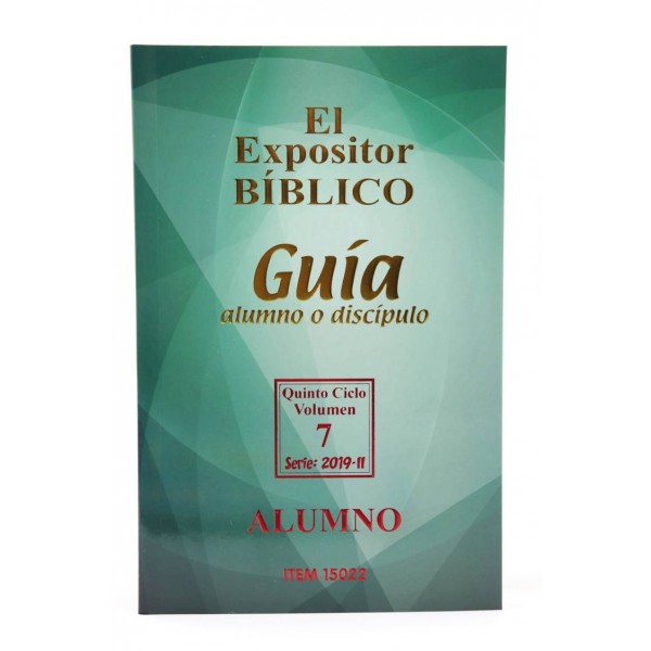 EXPOSITOR BIBLICO ALUMNO RUSTICO 2019-2