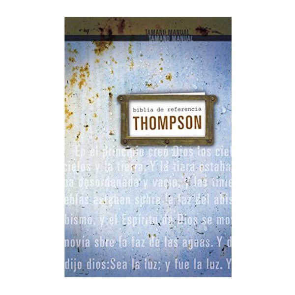 Biblia de referencia Thompson RVR60 - Personal - Tapa dura