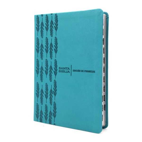Biblia de promesas letra grande RVR60 – Turquesa – Índice - Image 2