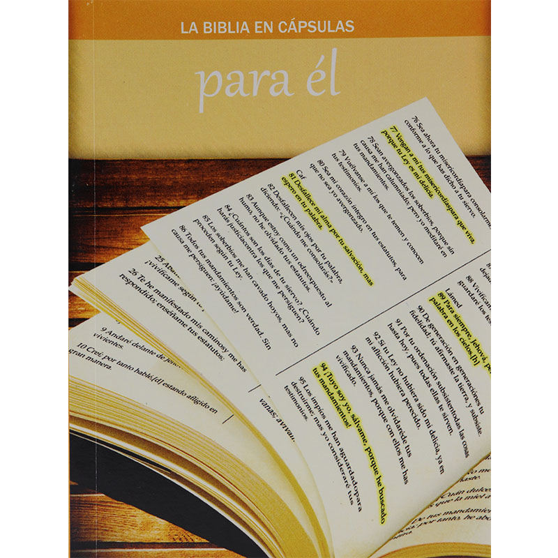 La Biblia en cápsulas: Para él - Bolsillo