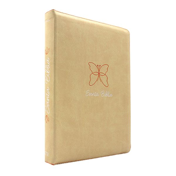 Biblia con referencias letra grande NTV - Beige - Ziper - Image 3