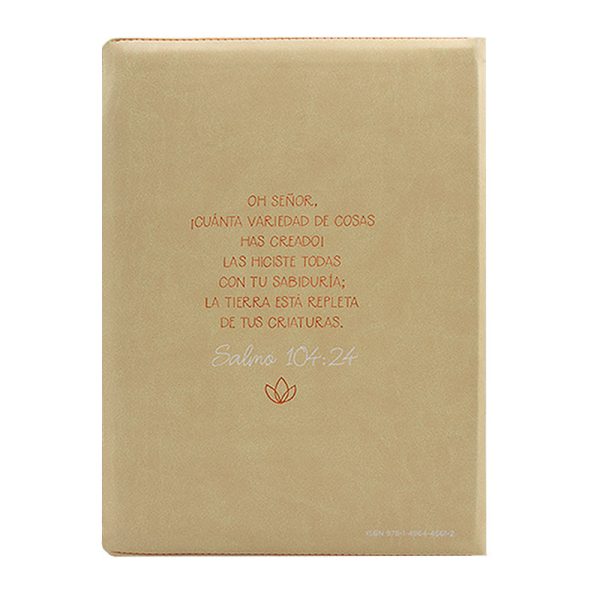 Biblia con referencias letra grande NTV - Beige - Ziper - Image 4
