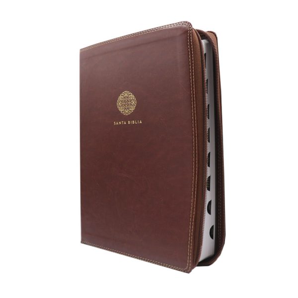 Biblia supergigante leathersoft RVR60 – Café – Cierre - Índice - Image 2