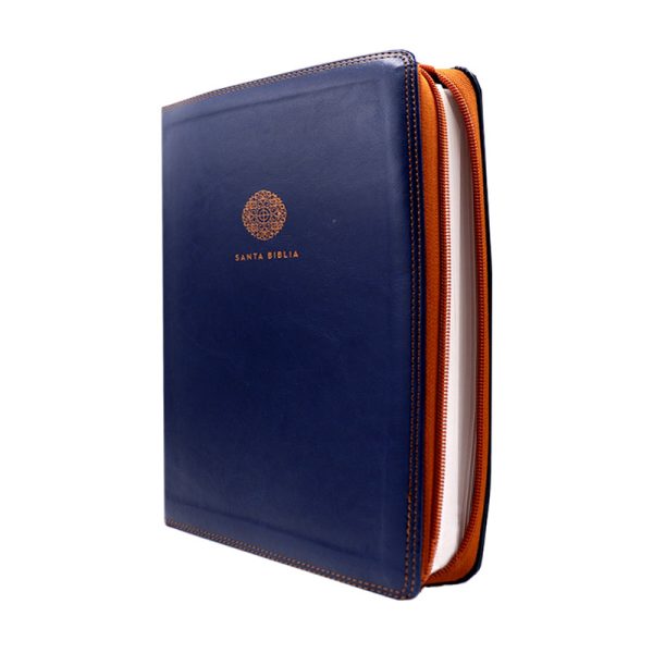 Biblia supergigante leathersoft RVR60 – Azul – Cierre - Image 2