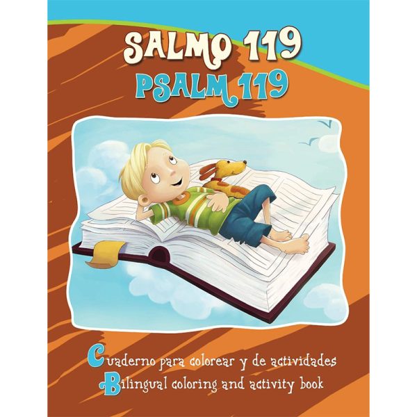 Salmo 119 cuaderno para colorear - Bilingüe