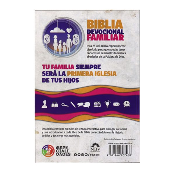 Biblia devocional familiar NBV – Rústico - Image 4