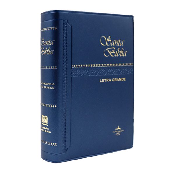Biblia chica letra grande RVR60 - Azul - Image 3