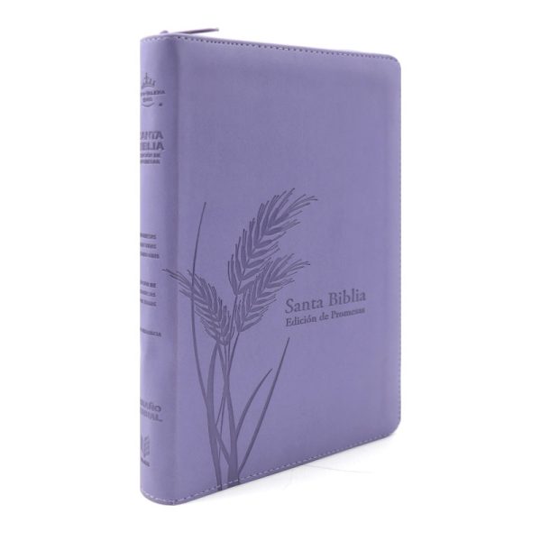 Biblia de promesas tamaño manual RVR60 – Lavanda – Cierre – Índice - Image 3