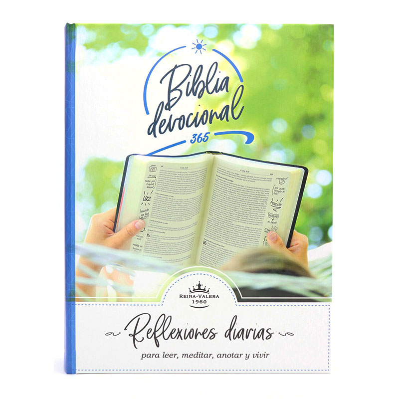 Biblia devocional 365 reflexiones diarias RVR60 – Tapa dura – Librería  Maranatha