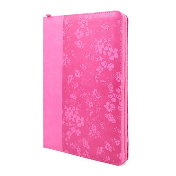 Biblia con imágenes de tierra santa RVR60 – Fucsia flores – Índice - Image 2