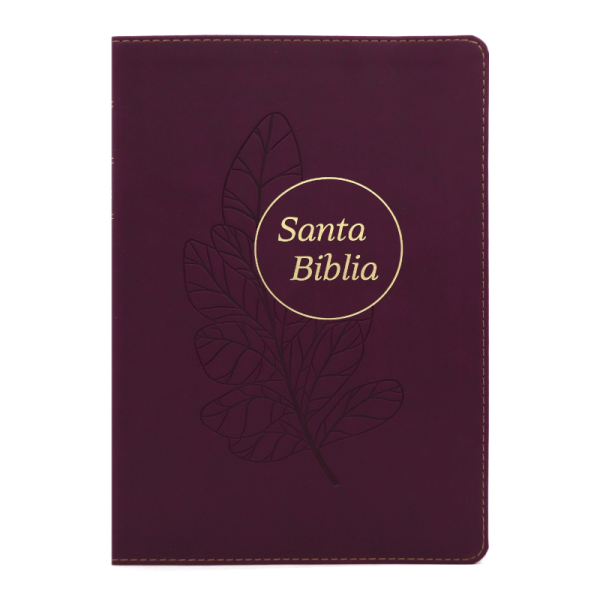 Biblia de referencia ultrafina letra grande RVR60 – Ciruela
