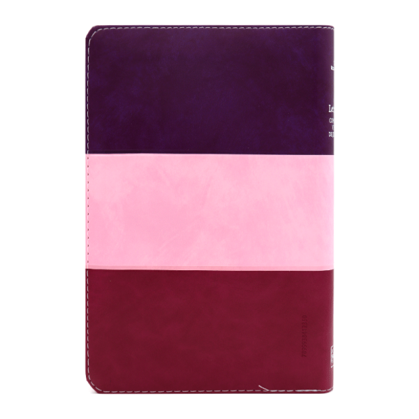 Biblia manual letra grande trió tono RVR60 – Morado y rosa – Cierre – Índice - Image 4