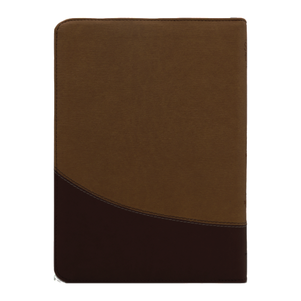 Biblia letra gigante león con QR RVR60 – Beige y café – Índice – Cierre - Image 4