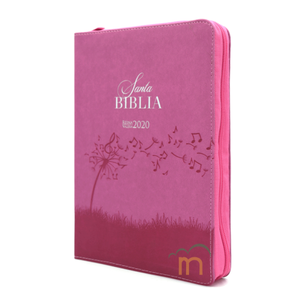 Biblia manual letra grande RVR20 - Rosa diente de león - Cierre - Image 2