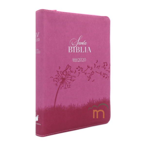 Biblia manual letra grande RVR20 - Rosa diente de león - Cierre - Image 3