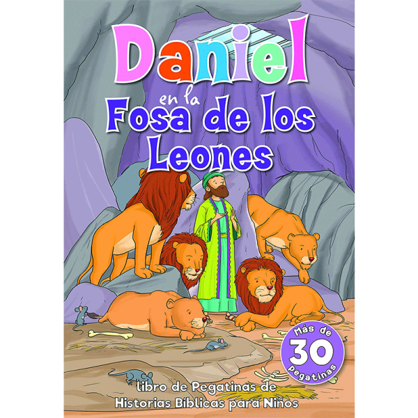 Libro de pegatinas - Daniel en la fosa de leones