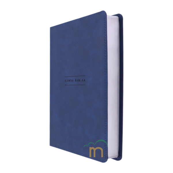 Biblia ultrafina letra gigante NVI - Azul marino - Image 2