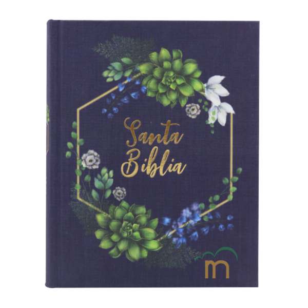Biblia edición artística NVI - Azul marino