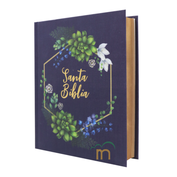 Biblia edición artística NVI - Azul marino - Image 2